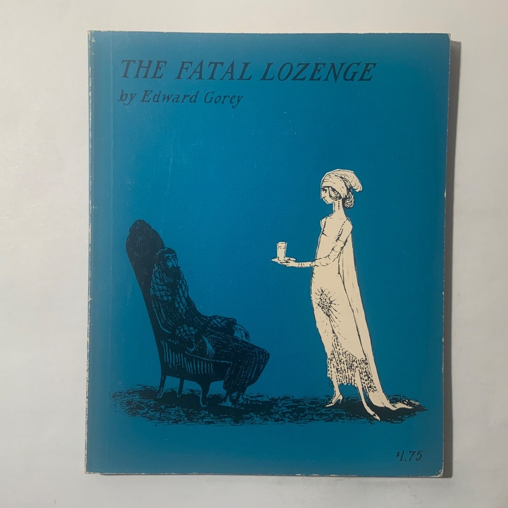 The Fatal Lozenge by Edward Gorey 1960 Obolensky, 1st edition/2nd pr Very Good++