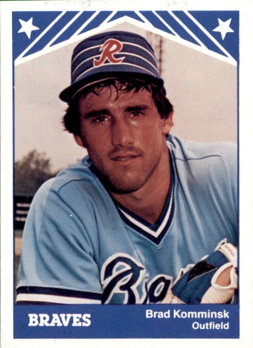 1983 Richmond Braves TCMA #19 Brad Komminsk Lima Ohio OH - NM Baseball Card