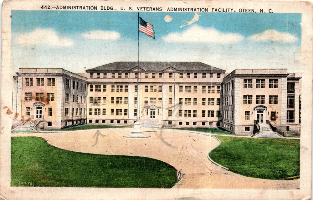 Administration Building, U.S. Veterans' Administration Facility, Postcard