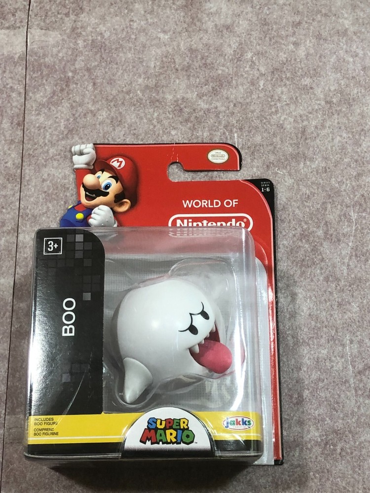 WORLD OF NINTENDO SUPER MARIO SERIES 1-6 BOO  FIGURE NIB 2015