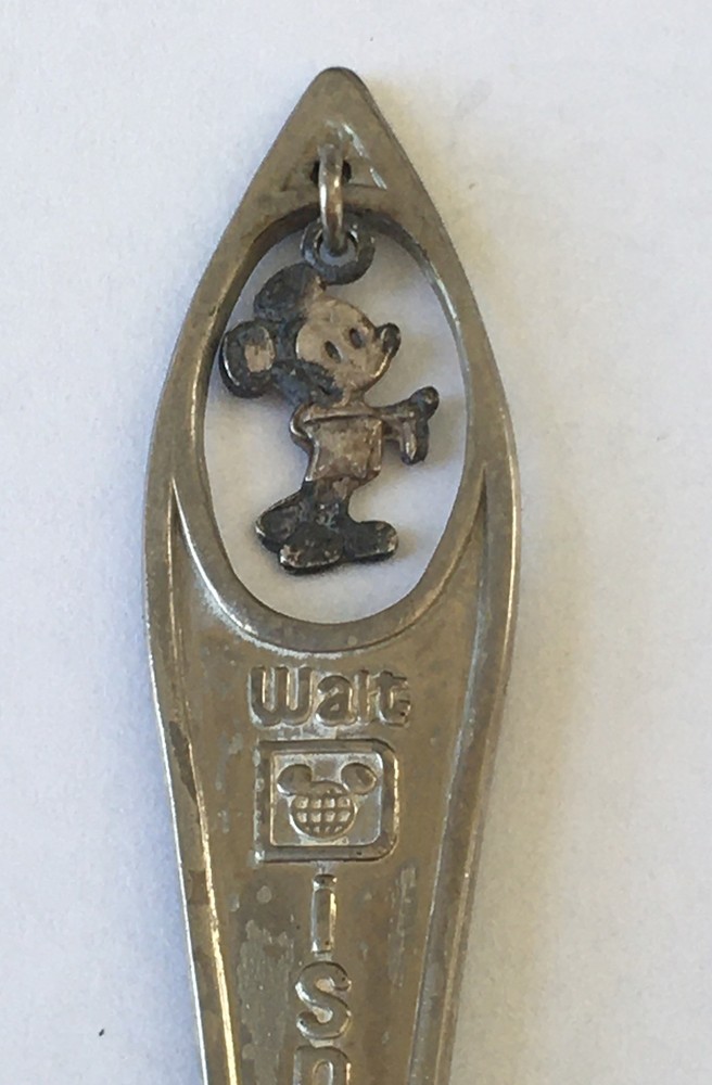 Vintage Mickey Mouse Collectible Souvenir Spoon from Walt Disney World