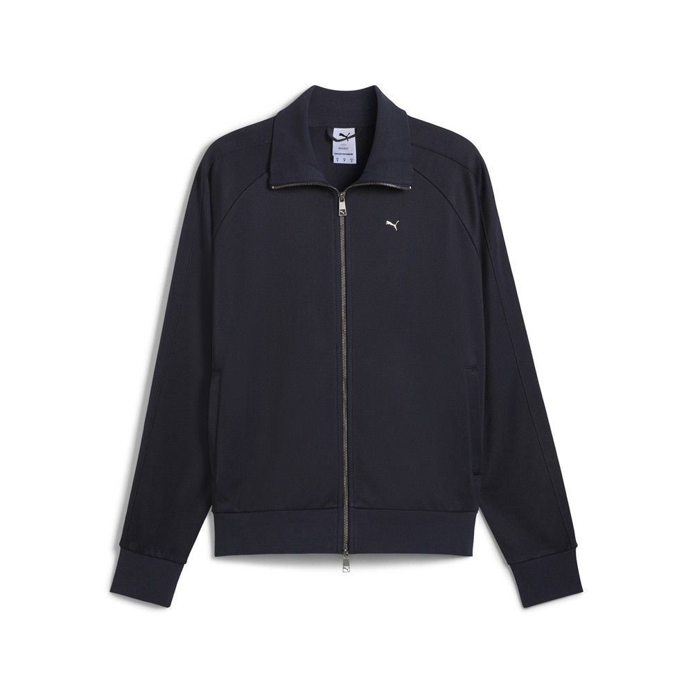 PUMA T7 Full Zip Track Jacket Mens Blue Casual Athletic Outerwear 62993616