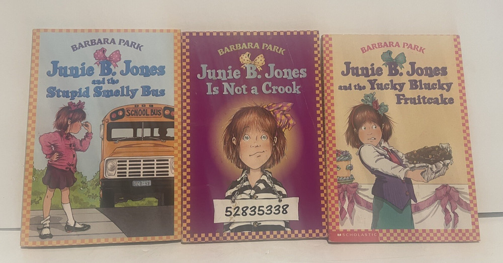 Junie B. Jones Book Series Book by Barbara Park Paperback Used Lot of 3