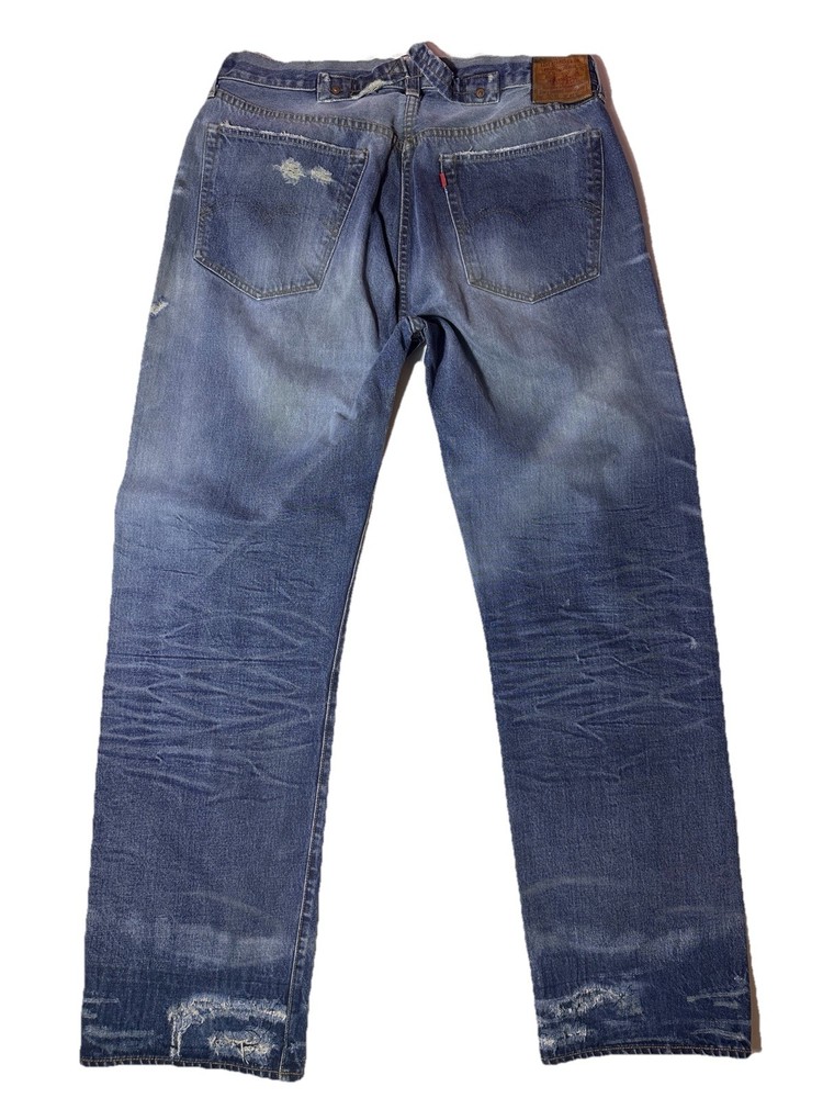 Vintage Levi’s 501XX Selvedge Denim Jeans Made in USA 40x38 Big Size