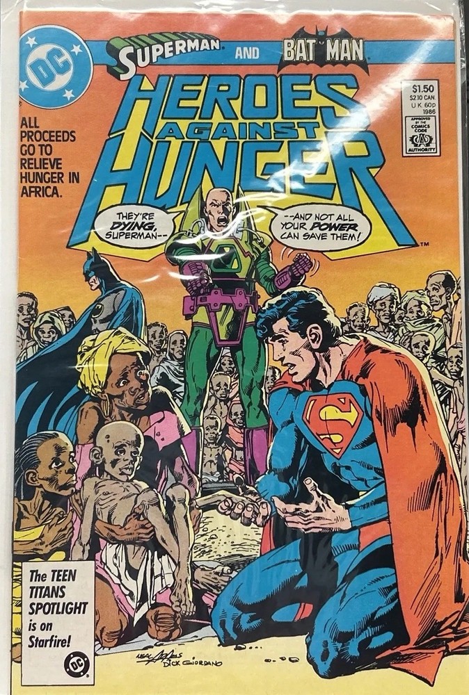 Heroes Against Hunger #1 (DC Comics August 1986)