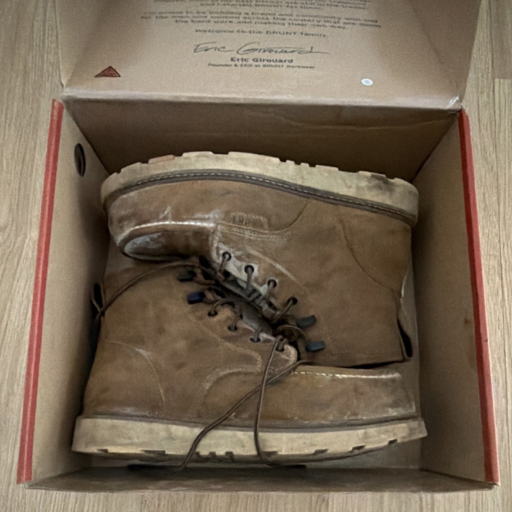 Brunt The Marin Unlined Comp Toe Work Boots EH Men's Size 11 M Medium#38