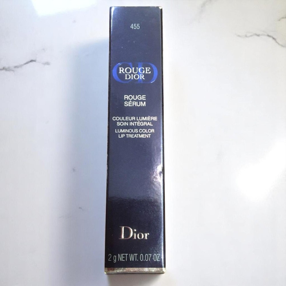 Dior Serum de Rouge 455 Rose Lip Gloss Enamel Hydrating Shine