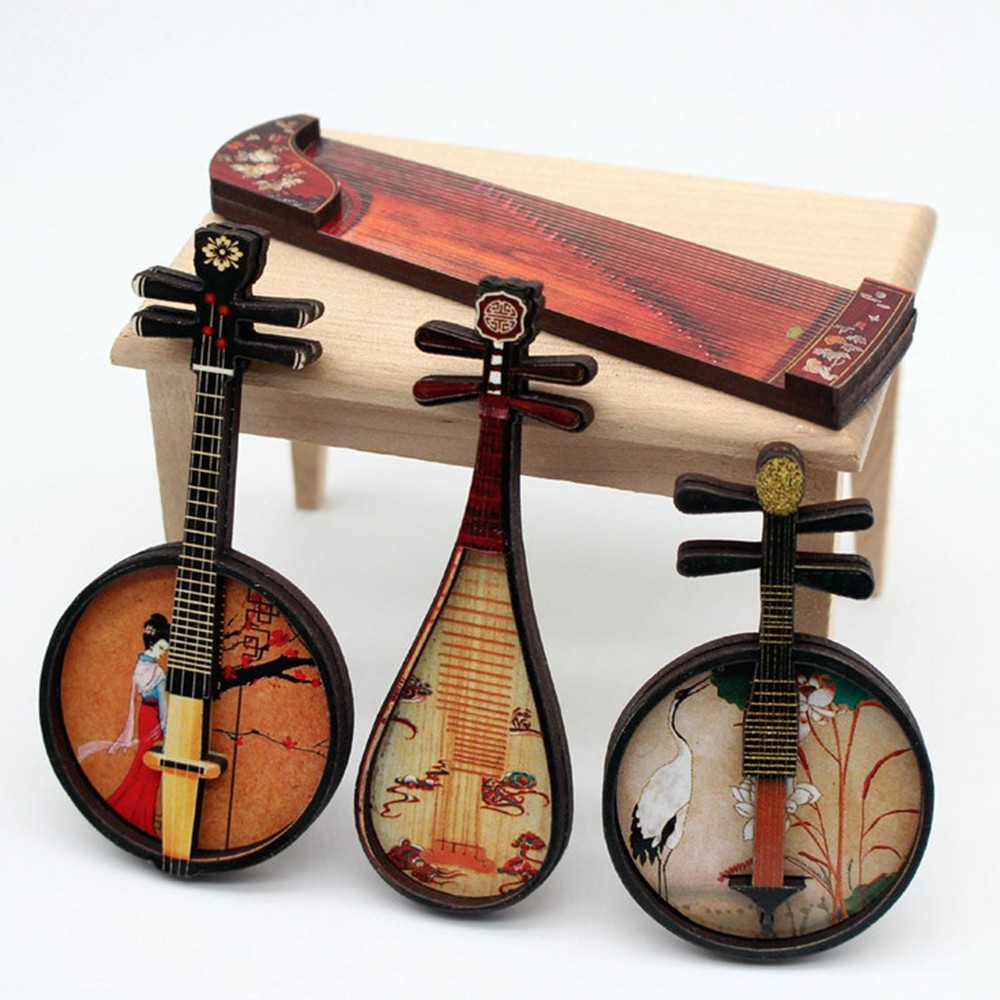 1:12 1:6 Scale Dollhouse Miniature Musical Instrument Simulation Model Doll