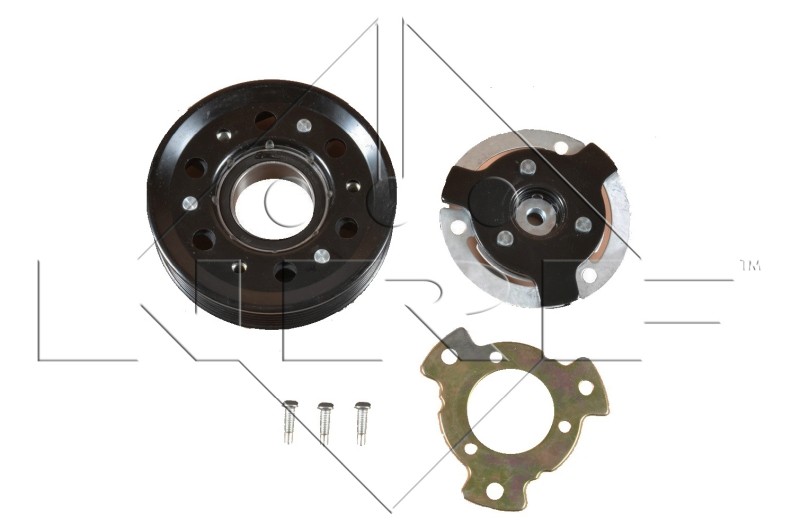 380050 NRF Magnetic Clutch, Air Conditioning Compressor for Audi, Seat, Skoda, VW