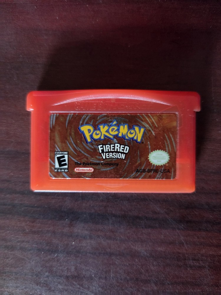 Pokémon FireRed Version Nintendo Game Boy Advance 2004 Authentic Cart Only