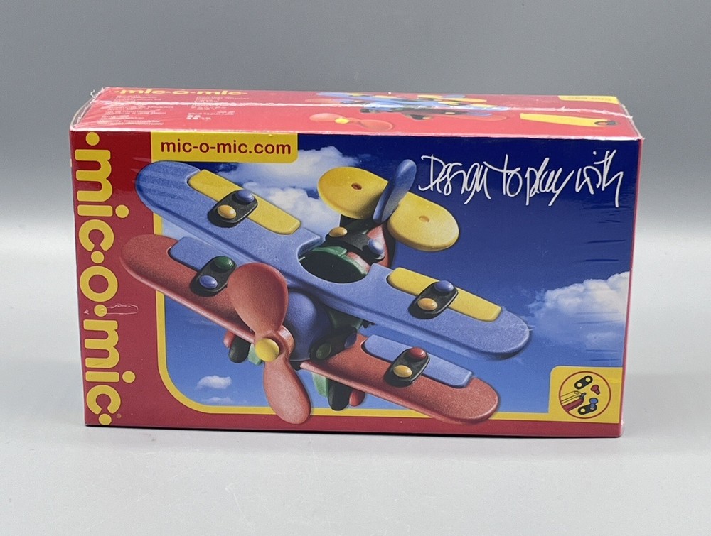 Mic-o-Mic BIPLANE Schafer Toy Construction Kit Made in Germany #089.005 NEW