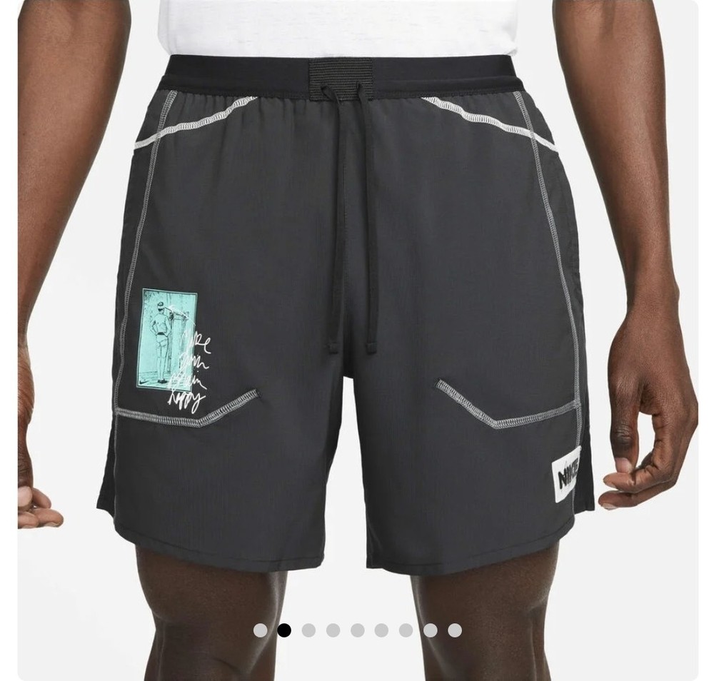Nike Dri-FIT Stride D.Y.E. 7 Running Unlined Reflective Shorts Men's Size M