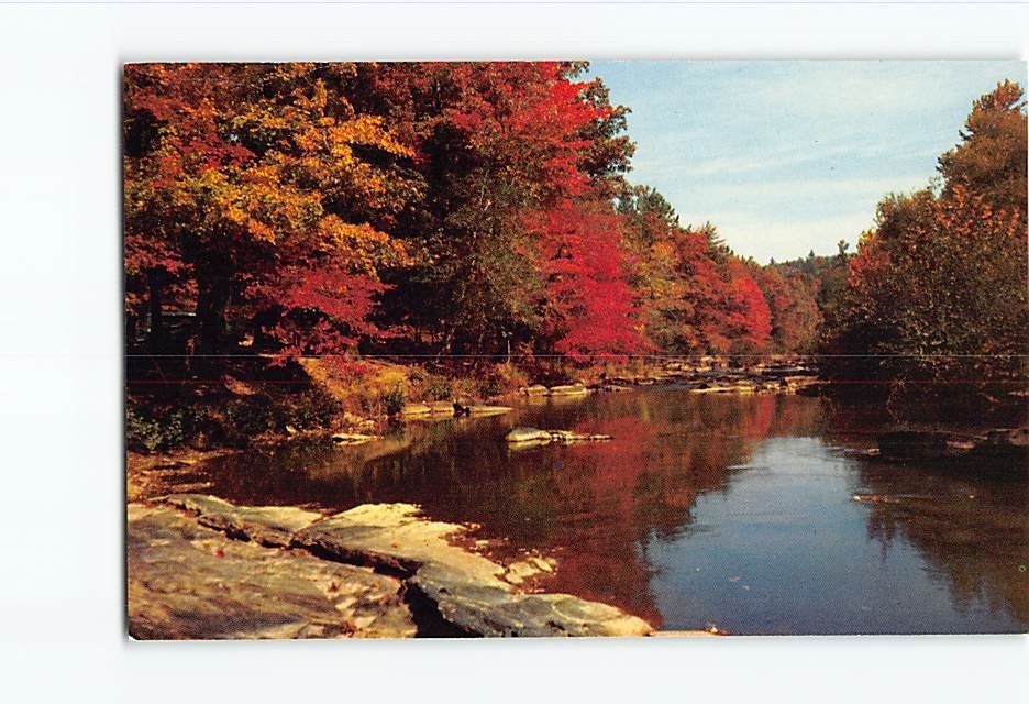 Postcard Tallulah River Georgia USA