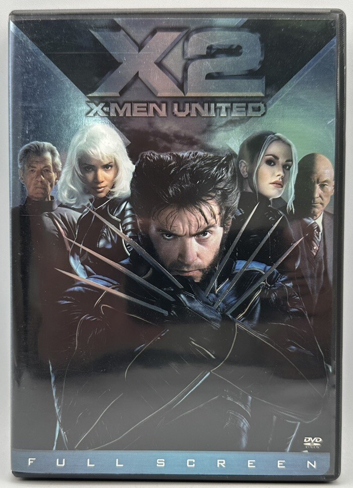 X2  X-Men United DVD 2 Disc Set Hugh Jackman Halle Berry  Free Shipping 2003