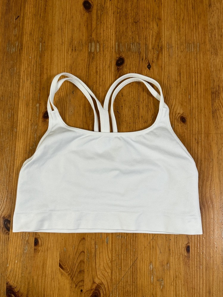 Zella Women’s White Sports Bra size Medium