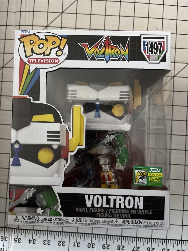 Funko Pop Voltron 5000 Pcs SDCC 2024 Limited Edition 6inch # 1497