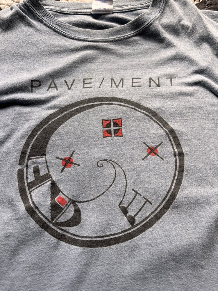 Vintage Pavement ( tour ? ) band shirt  pave/ment 90s concert size Medium