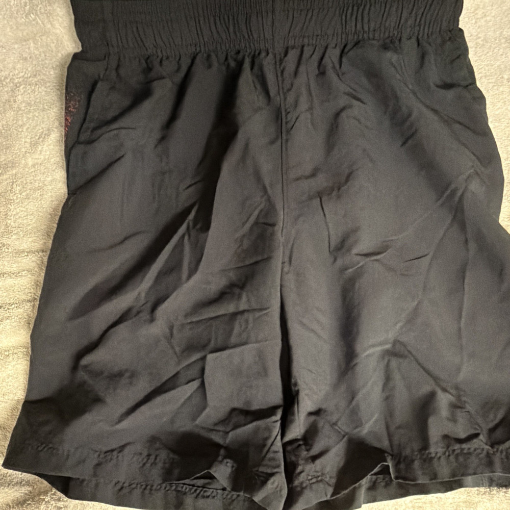Under Armour Men’s LG Athletic Training Shorts Elastic Waist Drawstring Black