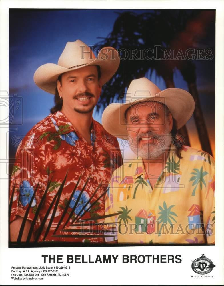Press Photo David and Howard Bellamy of The Bellamy Brothers, country music duo.