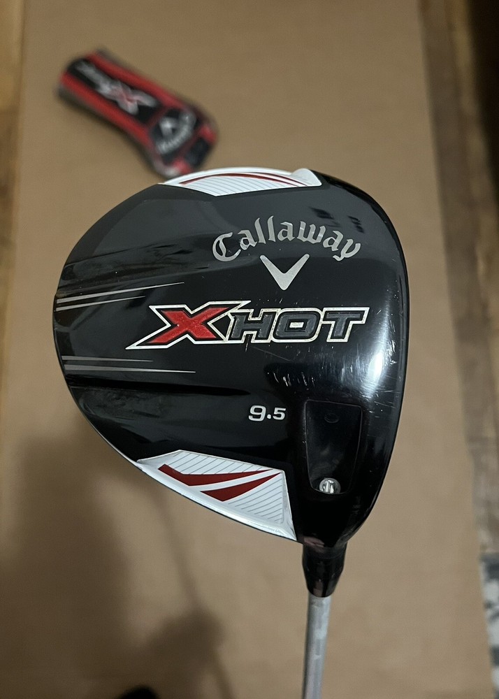 CALLAWAY 2013 X HOT DRIVER 9.5* RH PROJECT X PXV REGULAR FLEX & HEADCOVER
