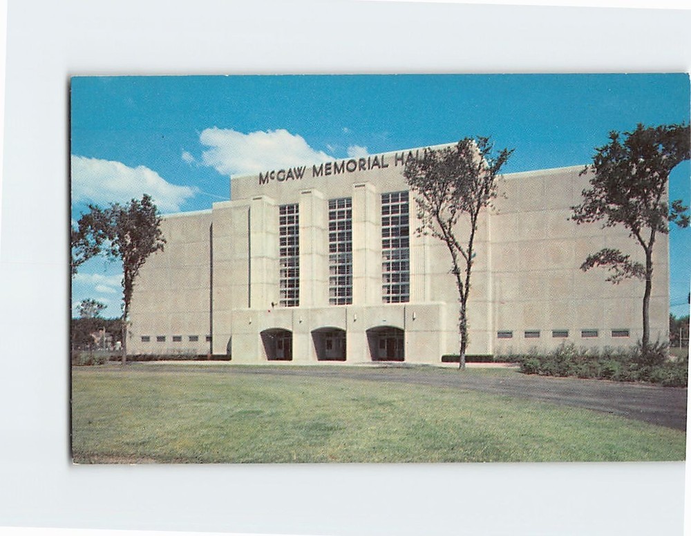 Postcard McGaw Memorial Hall Northwestern University Evanston Illinois USA