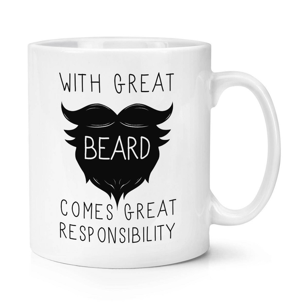 Great Responsibility Coffee Mug for Bearded Enthusiasts