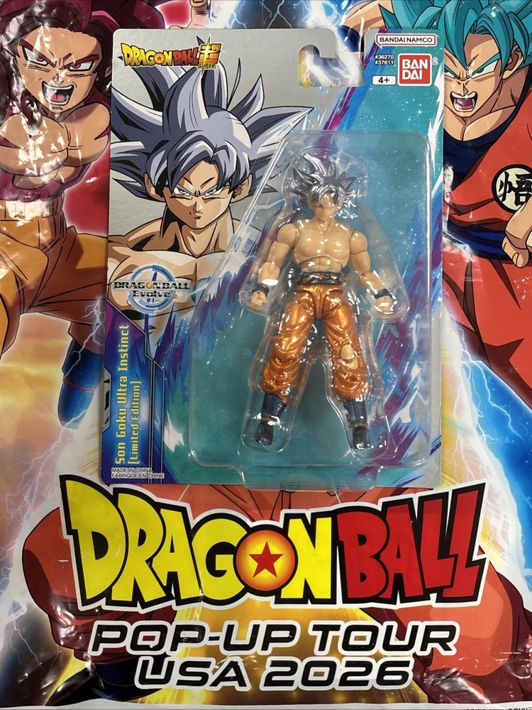 Bandai Dragon Ball Evolve SON GOKU Ultra Instinct Limited Edition Pop Up Event ✅