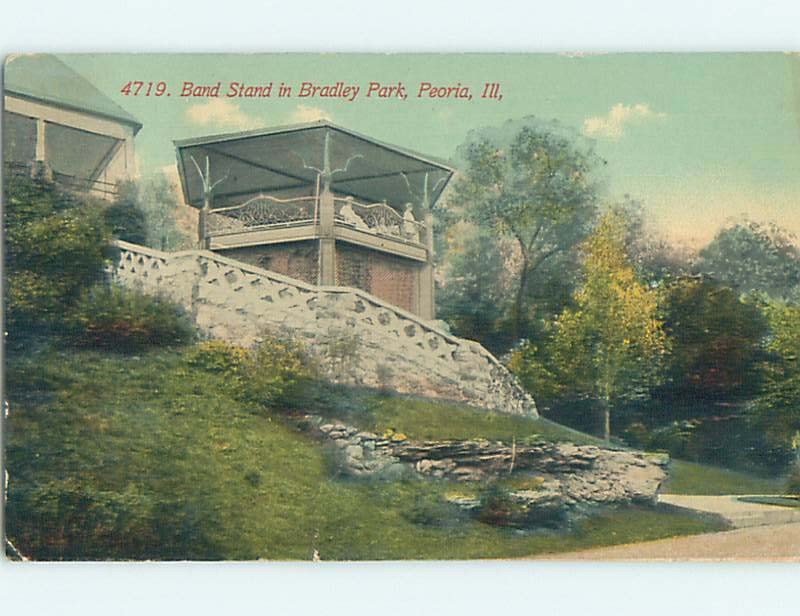 Divided-Back PARK SCENE Peoria Illinois IL : make an offer hk7906