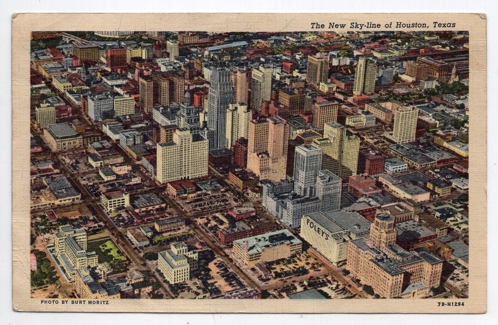 1940s? Linen - CLOSEOUT - New Skyline - Houston, Texas