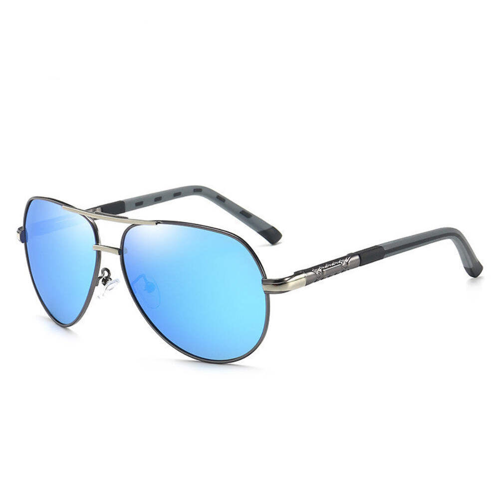 Polarized Sunglasses for Driving with Color-Changing Lenses and Metal Frames