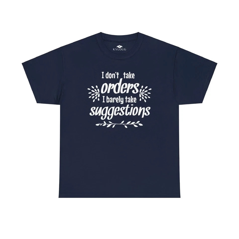 Unisex Funny Text T-Shirt | Classic Fit Humour Print Round Neck  Casual & Comfy