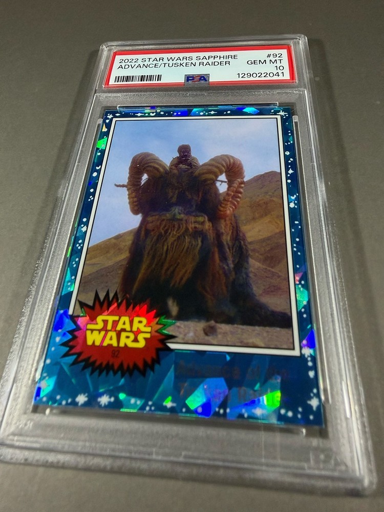(PSA 10) 2022 Star Wars Sapphire #92, “Advance of the Tusken Raider”