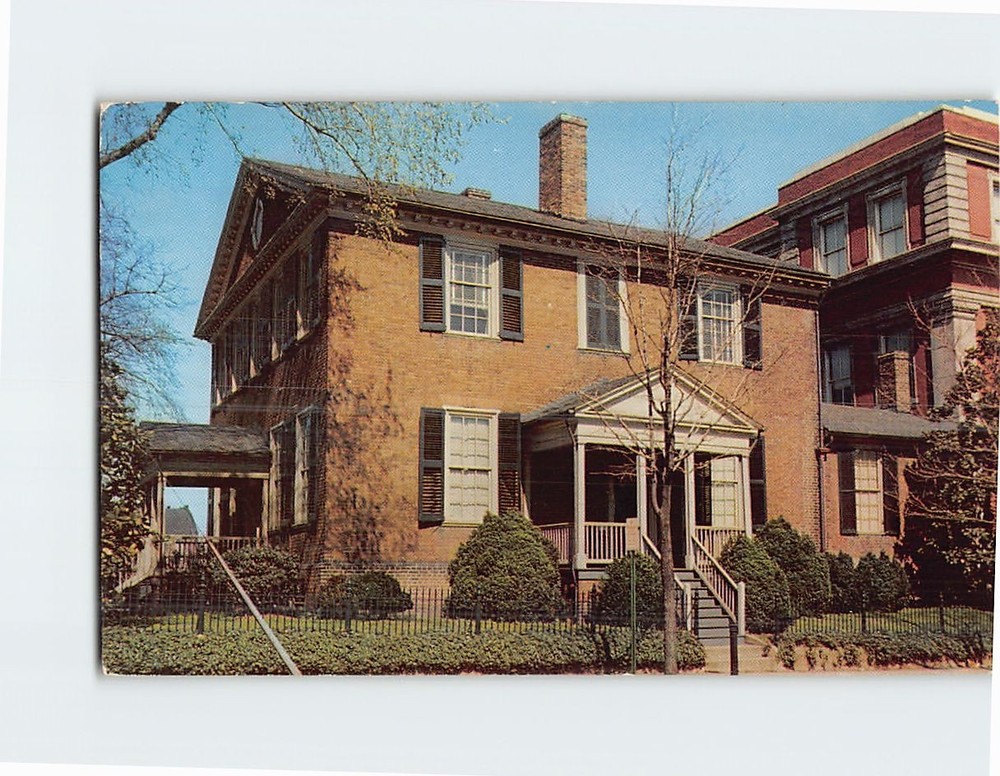 Postcard First Chief Justice United States John Marshall Home Richmond Virginia