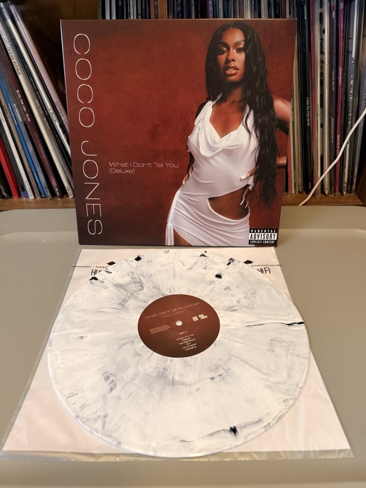 Coco Jones - What I Didn’t Tell You Vinyl - White Marble - Urban Outfitters