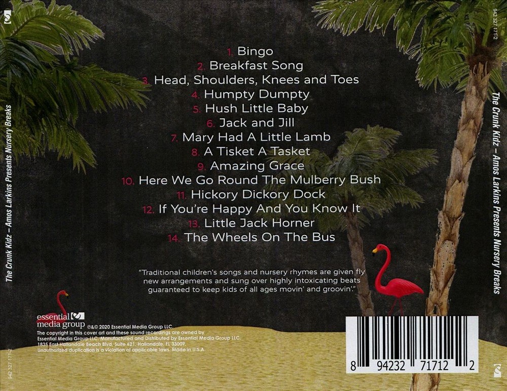 Crunk Kidz Amos Larkins Presents Nursery Breaks New Cd