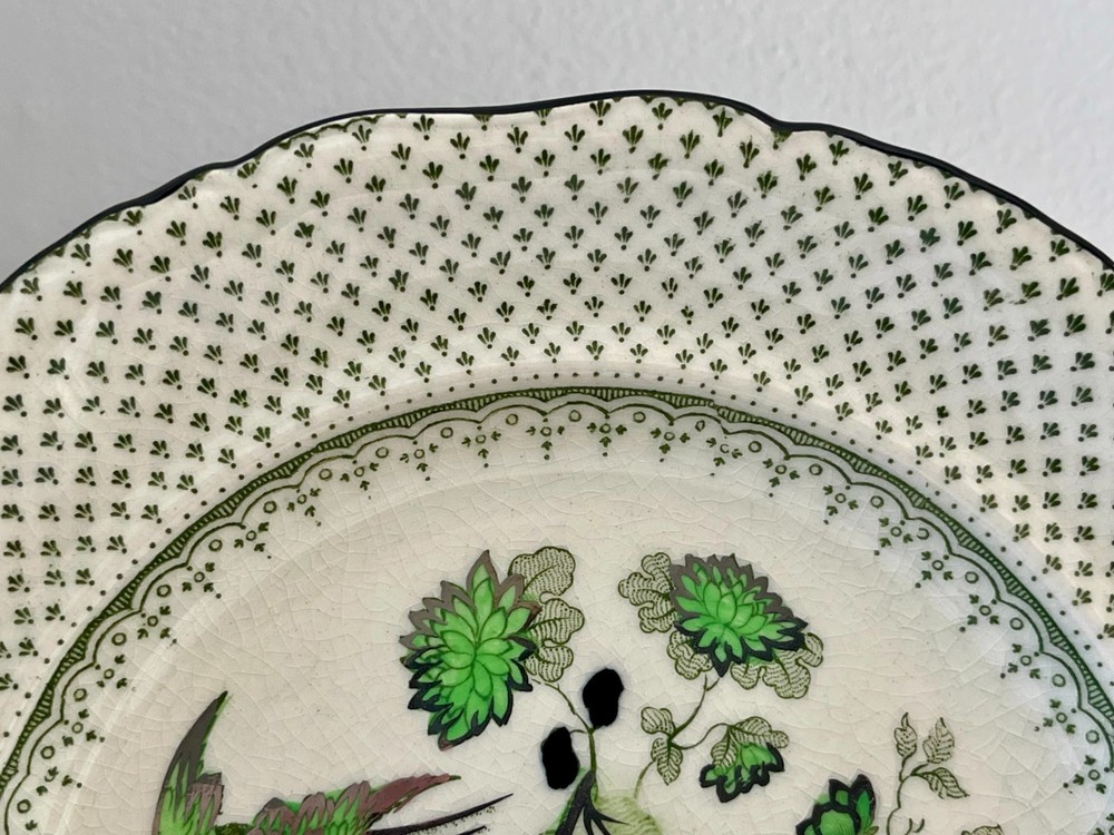 Set of 12 Mason’s Patent Ironstone Paynsley Green 8