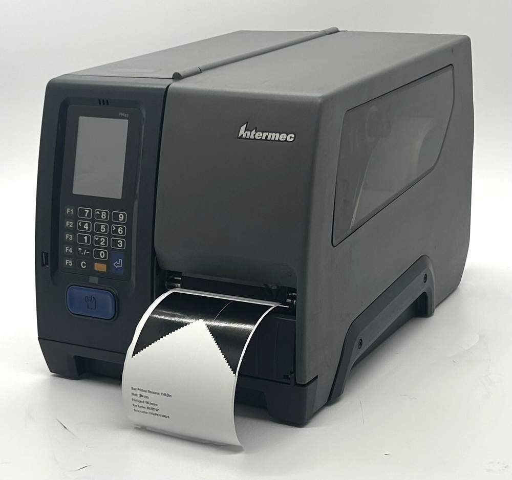 Honeywell Intermec PM43 203dpi Barcode Label Printer Tested for Transfer Paper  
