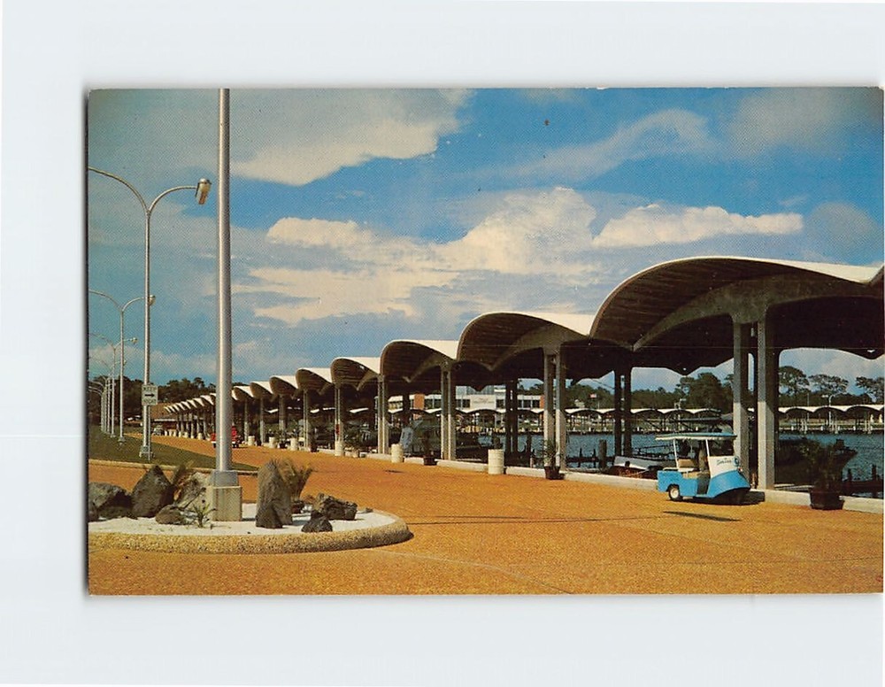 Postcard The Broadwater Beach Hotel Marina Biloxi Mississippi