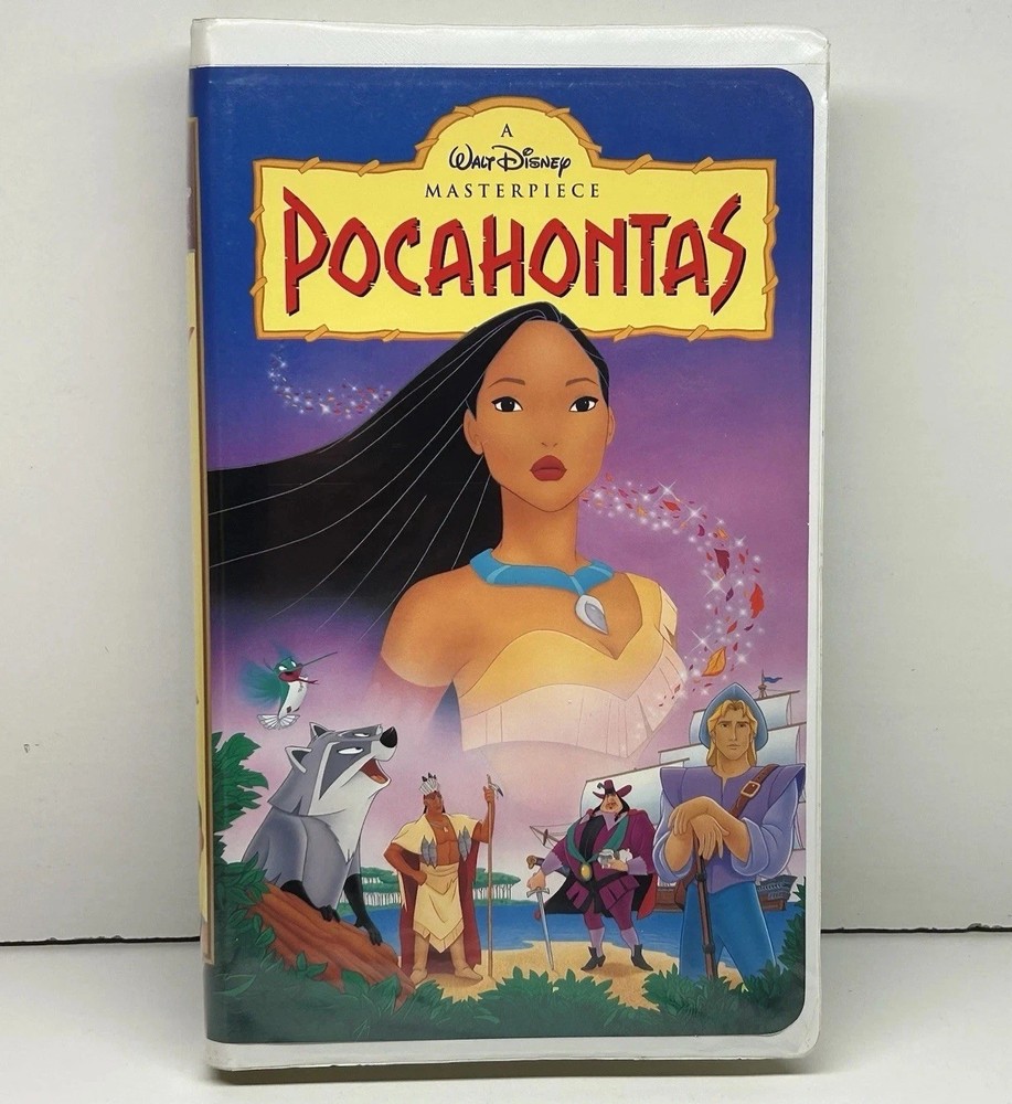 Pocahontas VHS Disney Video Tape Masterpiece Collection Vintage Clean Clamshell