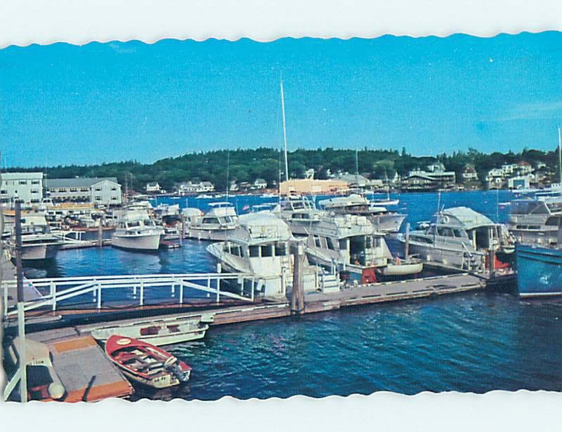 Pre-1980 HARBOR SCENE Boothbay Harbor Maine ME hp7071