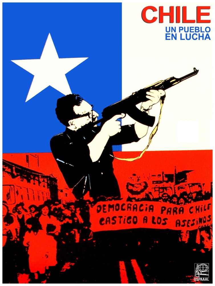 7623.Decoration Poster.Home Room design print.Chile.Salvador Allende shooting