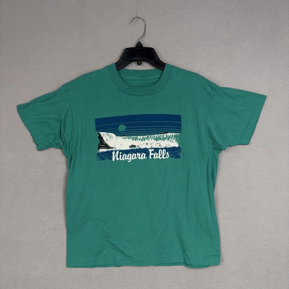 Vintage Niagara Falls Shirt Mens Medium Single Stitch Graphic Souvenir Travel