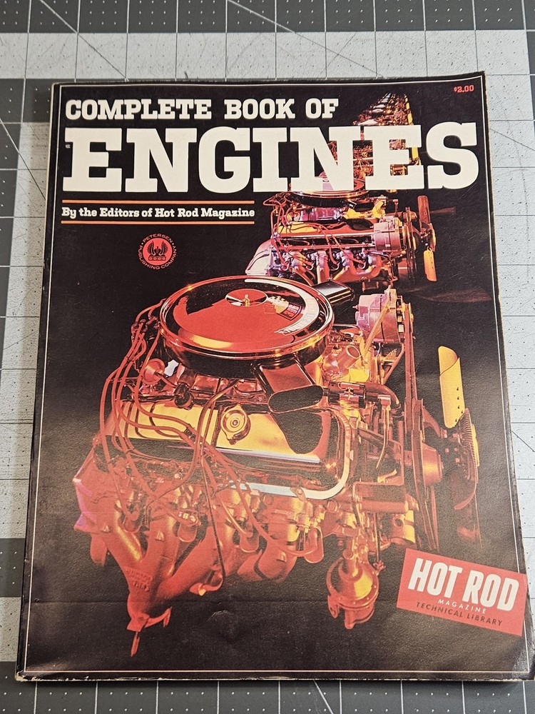 Vintage 1965 Hot Rod Magazine Complete Book of Engines Petersen Publishing Auto