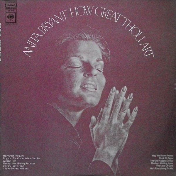 Anita Bryant - How Great Thou Art Columbia CS 9642 LP, Album NM