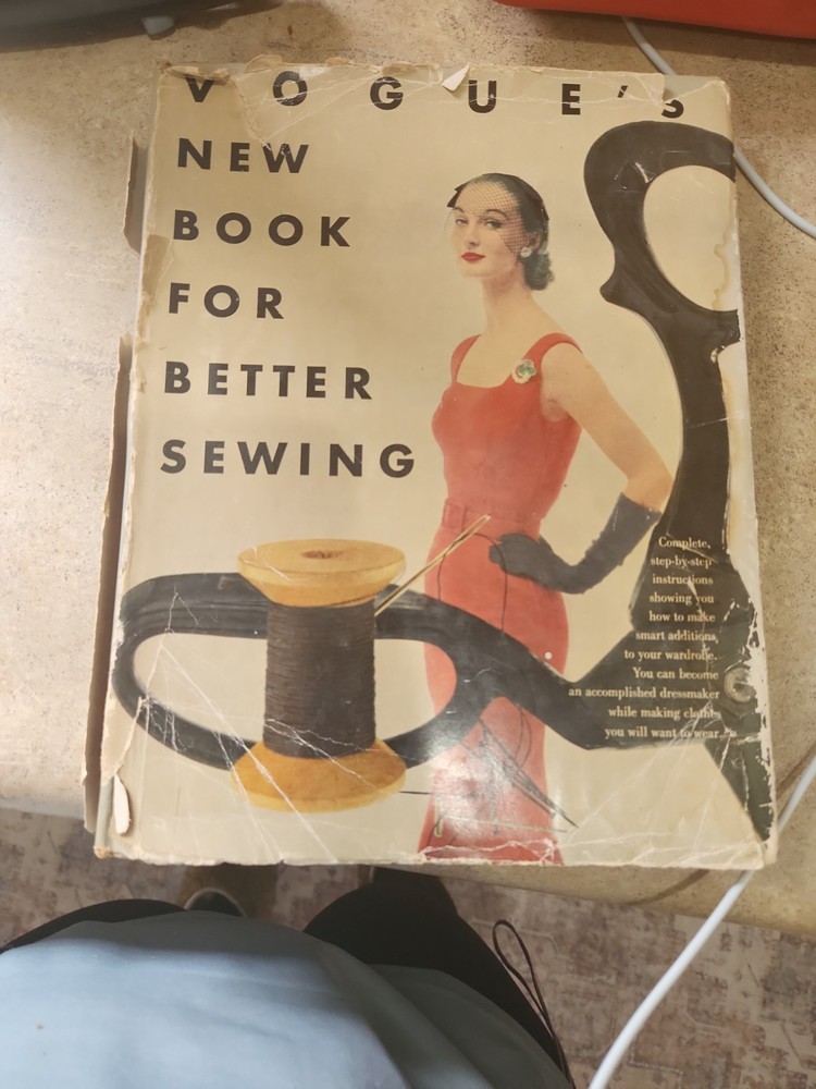 Vogue's New Book for Better Sewing Damaged Cover First Printing