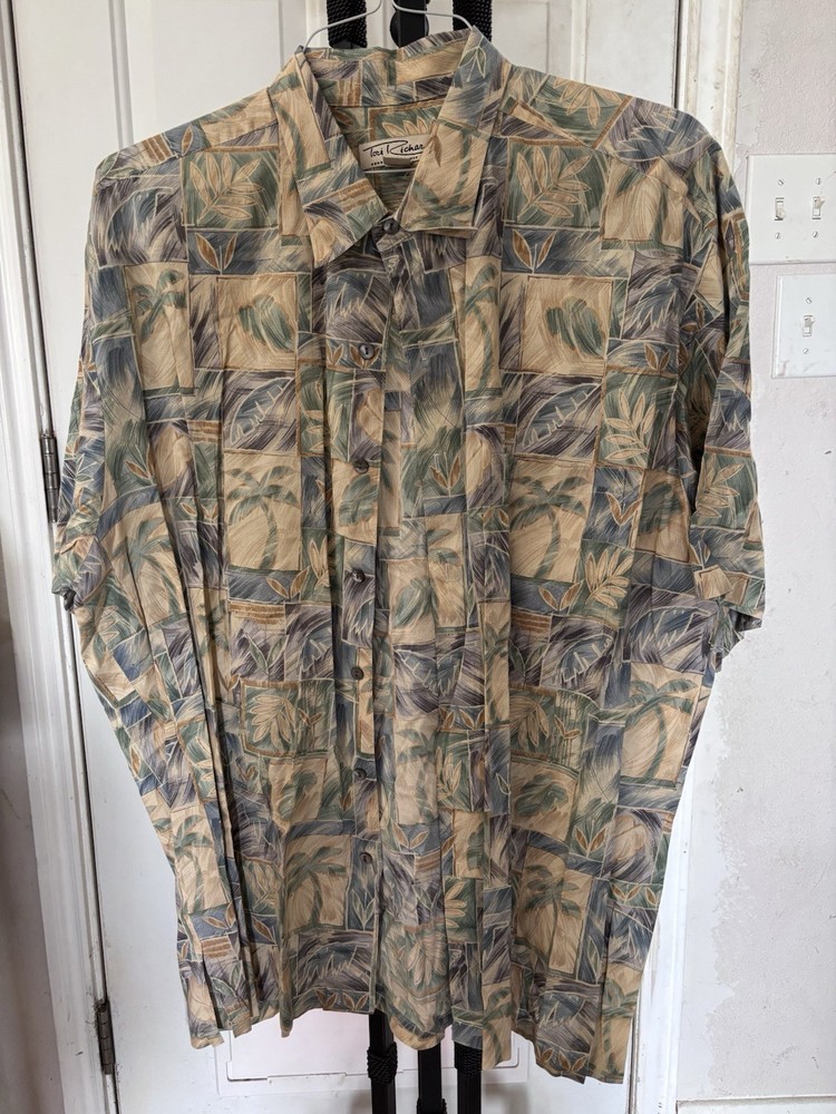 Tori Richard Men's Hawaiian Shirt XXL 2XL Short Sleeve Cotton Lawn