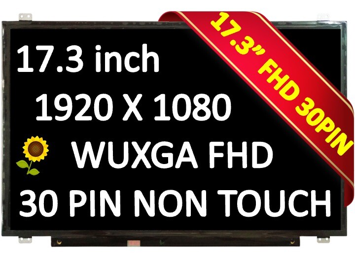 30 pin HP Omen 17-an101la 17T-AN000 LED LCD Screen 17.3