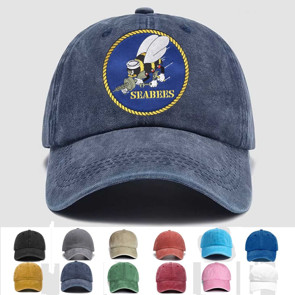 Custom Embroidered Hat NMCB-1 Vietnam OD, Veteran Cap, Trucker Hat, Gift Idea