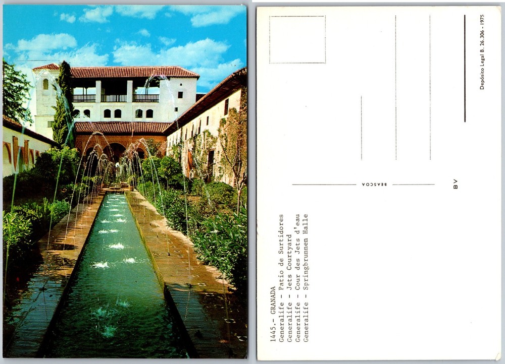 Continental Alhambra Granada Postcard
