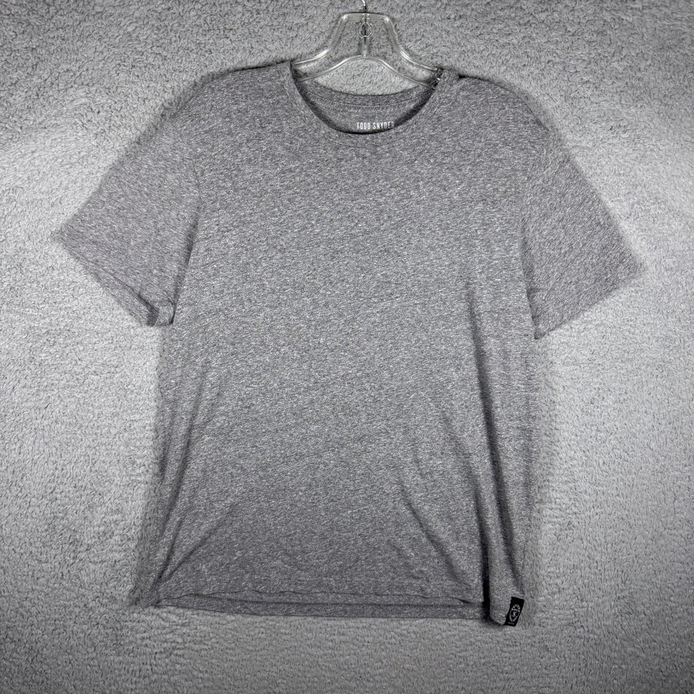 Todd Snyder Mens Premium Jersey Grey Heather Crewneck T-Shirt Large Made in USA